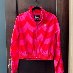 Adidas x Marimekko Pink Track Jacket, Size S